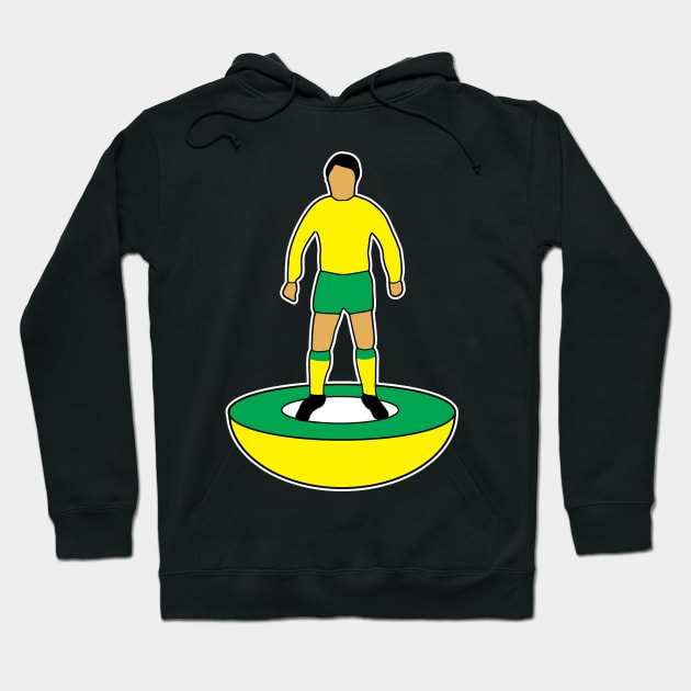 Norwich Table Footballer Hoodie by Confusion101